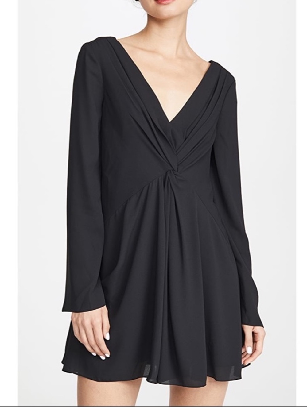 Cinq a Sept: Black Cecil twist dress